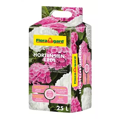 SUBSTRATO PARA HORTENSIAS ROSADAS Y BLANCAS - Floragard | ... und alles  blüht auf! Blumenerden und Substrate