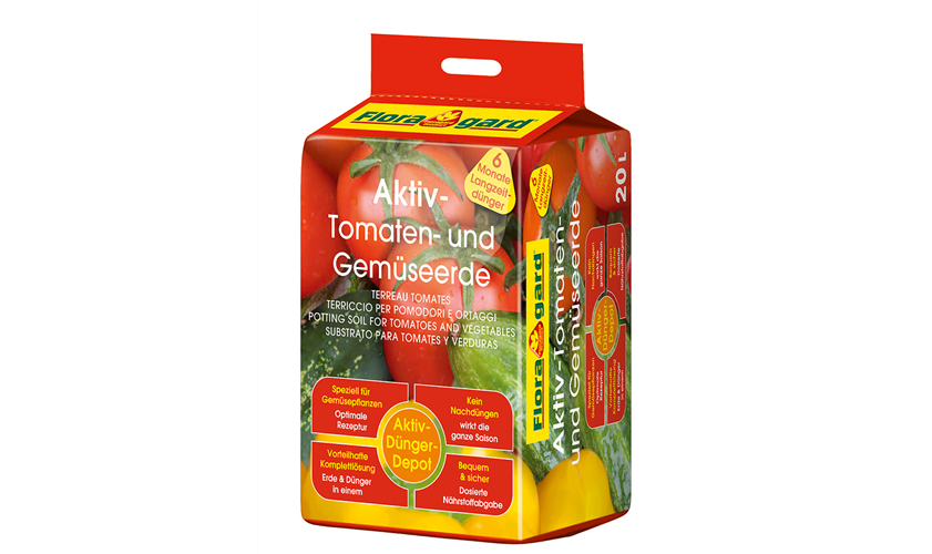 Floragard Active potting soil for tomatoes and vegetables