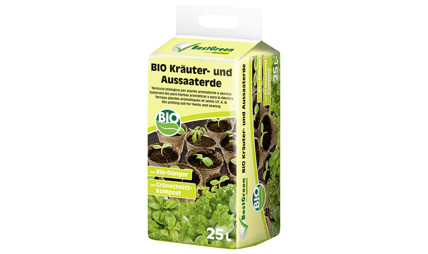 BestGreen Terriccio biologico per piante aromatiche e semina