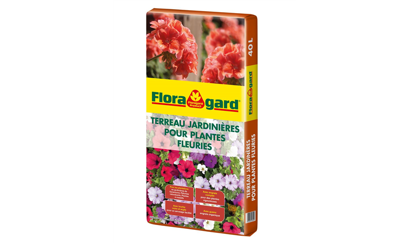 Terreau jardinières pour plants fleuries UAB