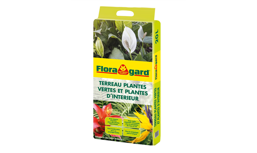 Terreau plantes vertes et plantes d'interieur UAB