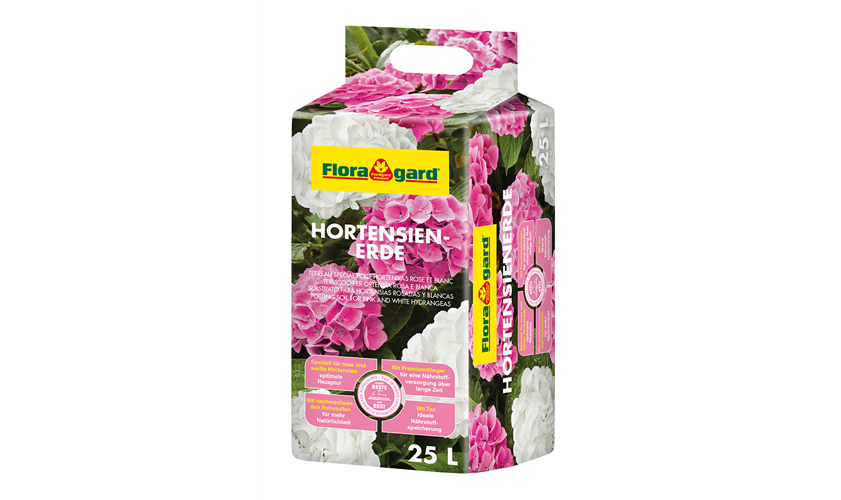 TERRICCIO PER ORTENSIE ROSA E BIANCHE
