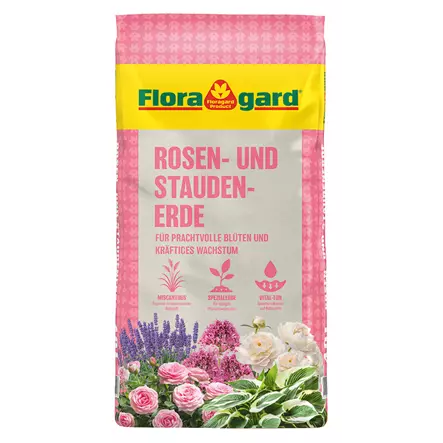 Floragard Terriccio per Rose e Piante Perenni