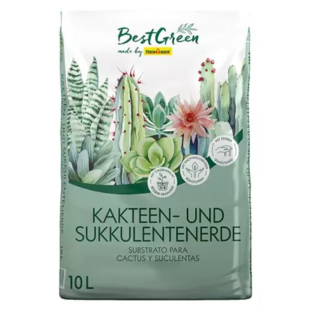 BestGreen Terriccio per Cactus e Piante Grasse