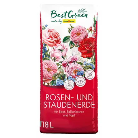 BestGreen Terriccio per Rose e Piante Perenni