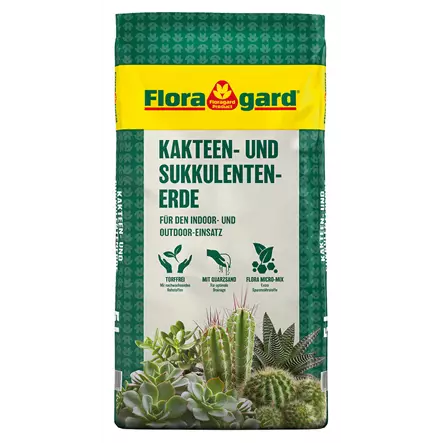 Floragard Substrat Pour Cactus et Plantes Succulentes 