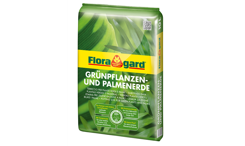 Floragard Potting soil for green plants and palms