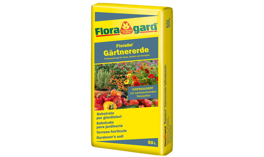 Floradur® Gärtnererde torfreduziert & bio