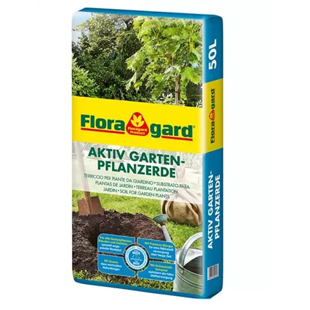 Floragard Substrato activo para plantar en el jardín