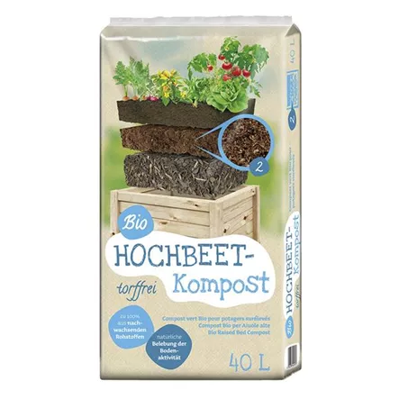 Bio Hochbeet-Kompost